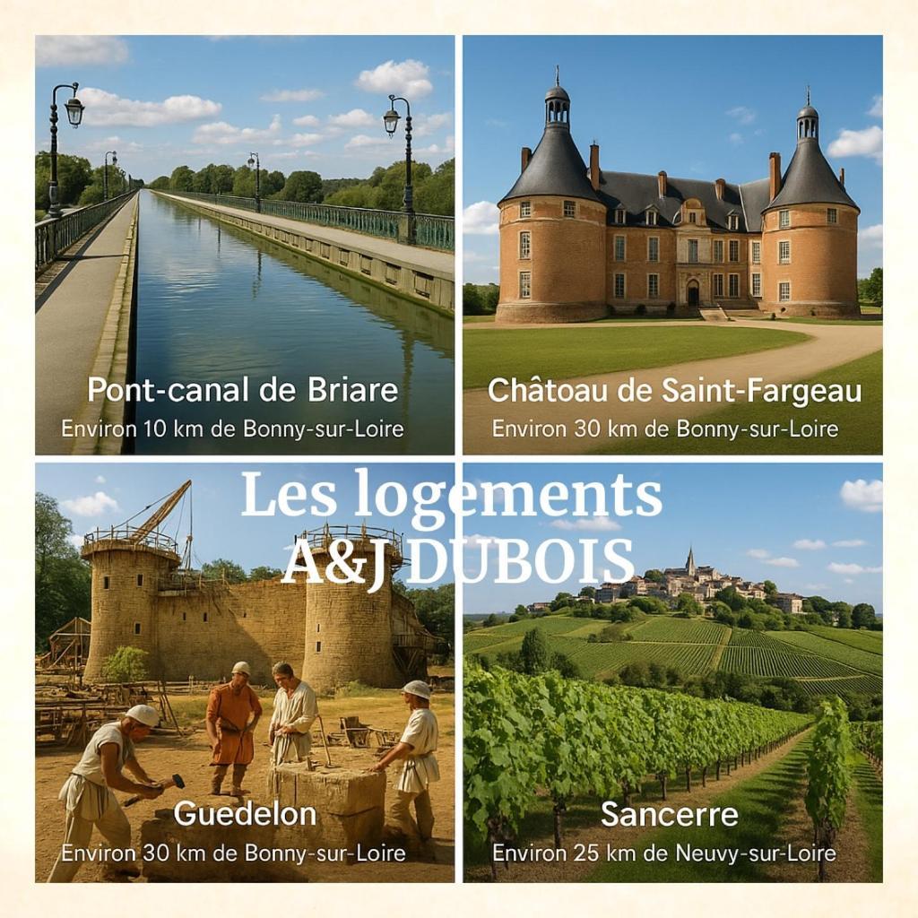 A&Jduplex - Bonny Sur Loire - Chateaux De Guedelon - Pont Canal Luaran gambar